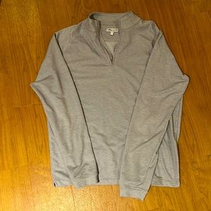 Peter Millar quarter zip. Size medium. Color grey